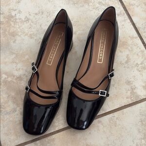 Marc Jacobs Black Patent Leather Ballet Flats